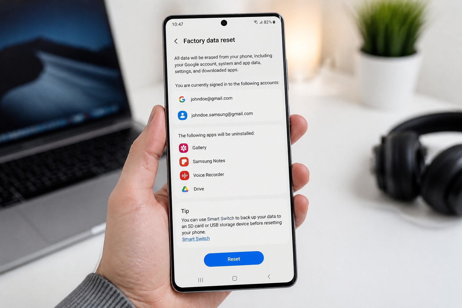Kako vratiti Samsung mobitel na tvorničke postavke ?