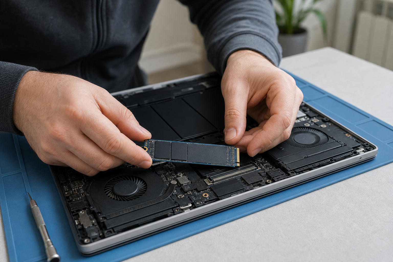 Ugradnja M.2 NVMe SSD-a u prijenosno računalo