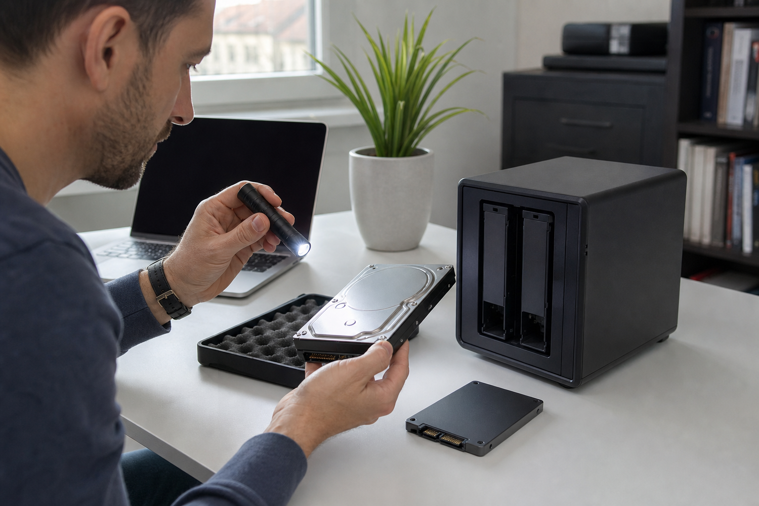 Provjera HDD-a i SSD-a uz kućni NAS